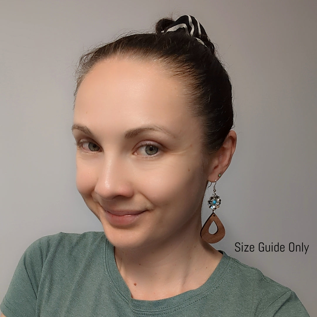 Poppy Dangles - Wooden Earrings