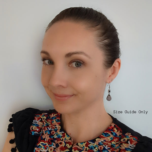 Amber Dangles - Wooden Earrings