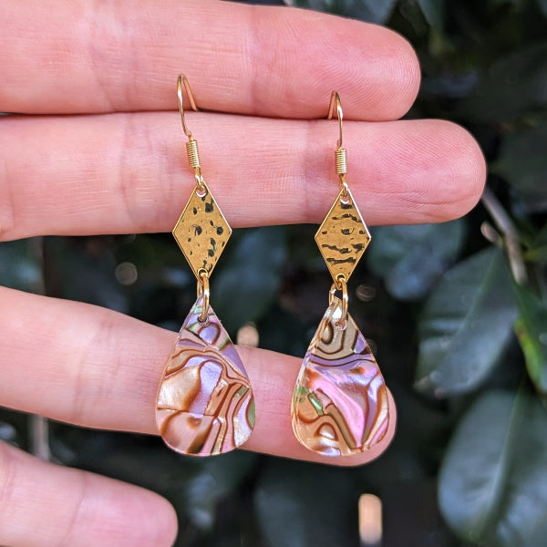 Edan Gold - Acrylic Earrings