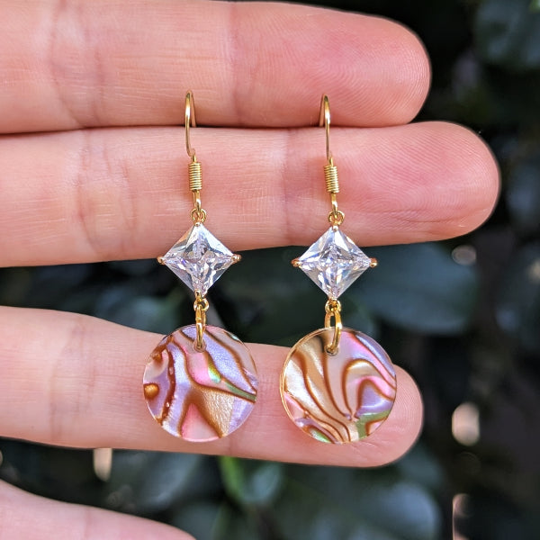 Opal Dangles - Acrylic Earrings
