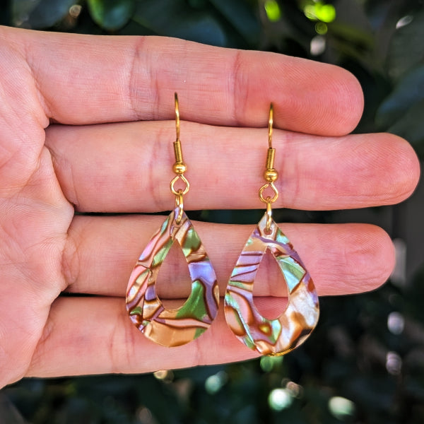Avery Gold - Acrylic Earrings