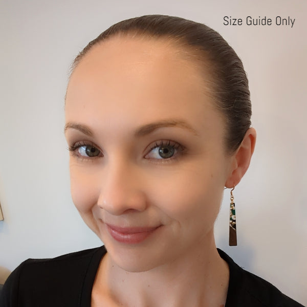 Women wearing Bewitched Drops as a size guide.
