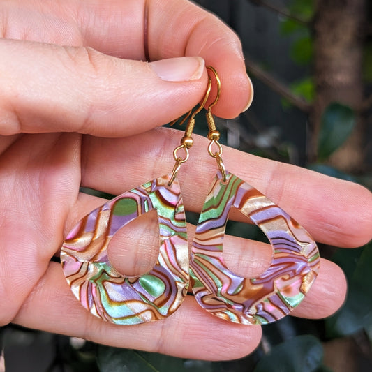Harper Gold - Acrylic Earrings