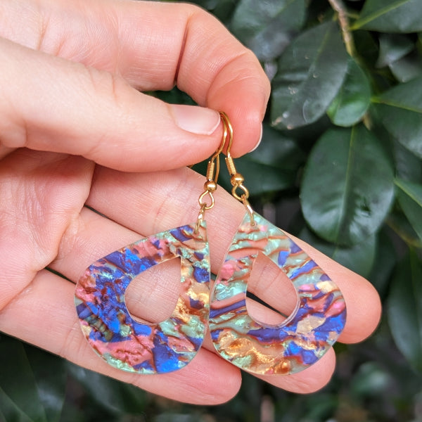 Harper Gold - Acrylic Earrings