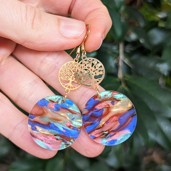 Lina Gold - Acrylic Earrings