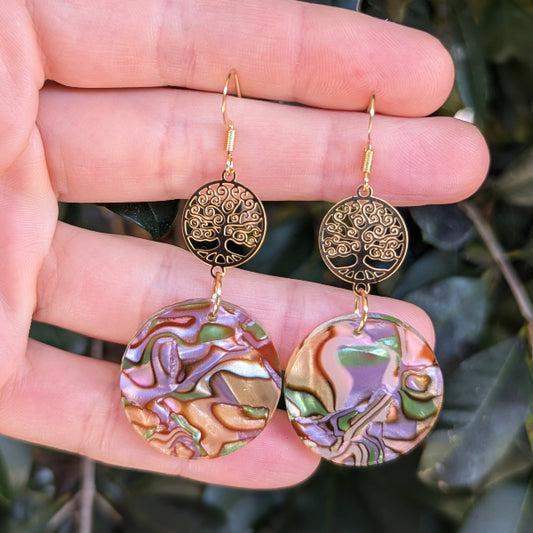 Lina Gold - Acrylic Earrings