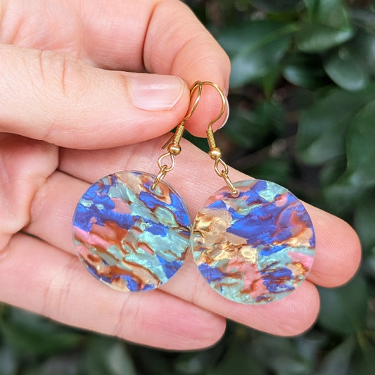 Luna Gold - Acrylic Earrings