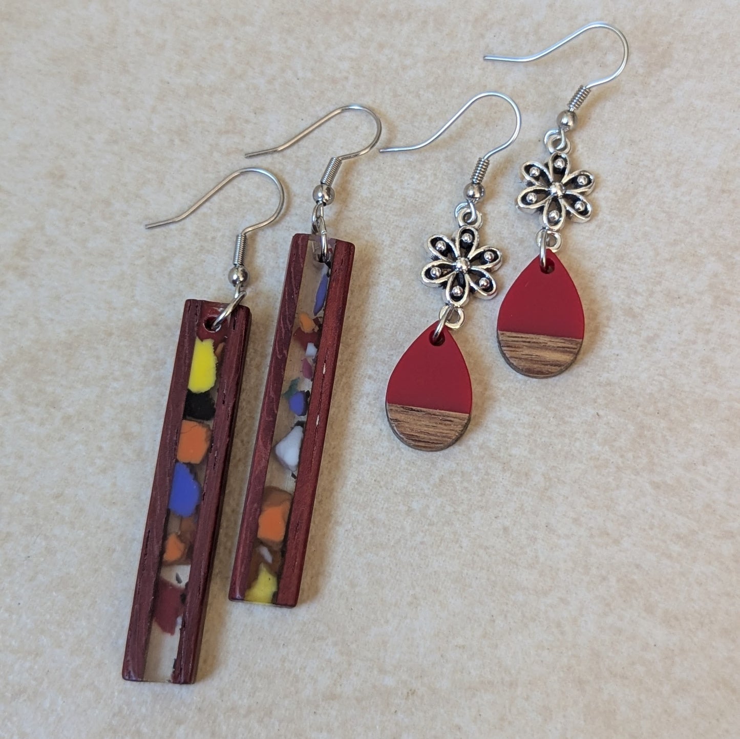 Stained Glass & Mini Drop Earring Pack