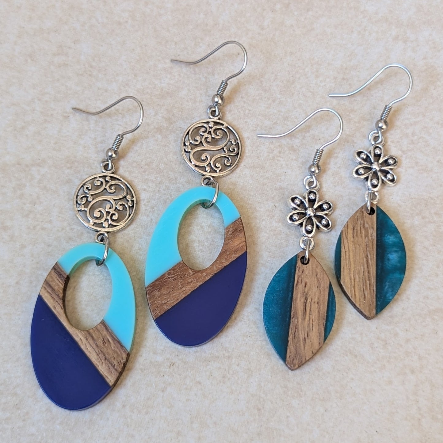 Oval & Seaside Daisy Earring Pack