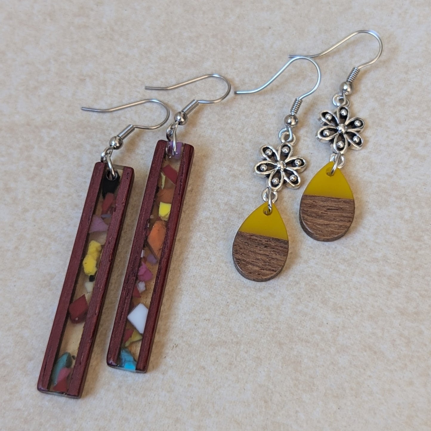Stained Glass & Mini Drop Earring Pack #1
