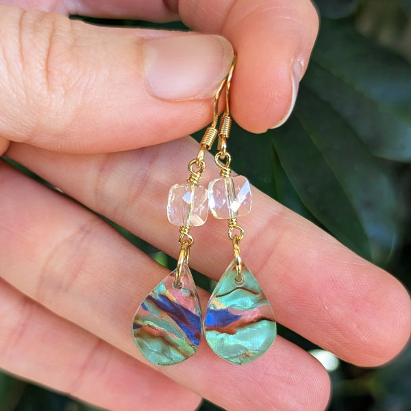 Pixie Gold - Acrylic Earrings