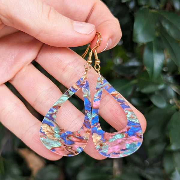 Selene Gold - Acrylic Earrings