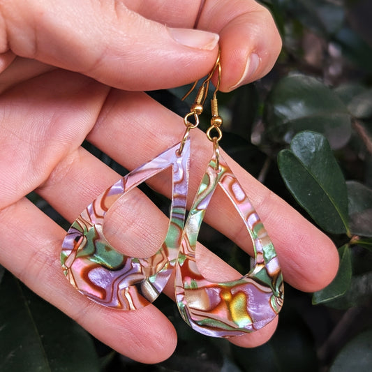 Selene Gold - Acrylic Earrings